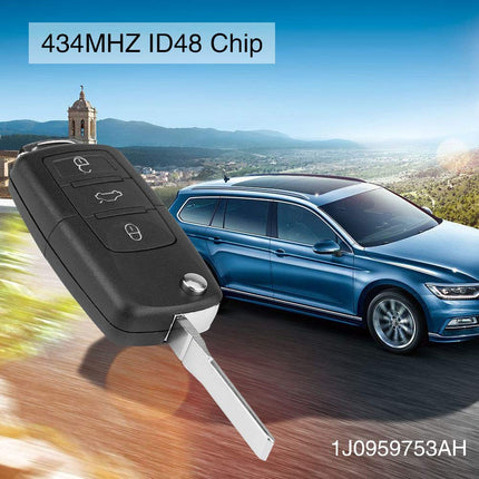 KIMISS 3 nupuga auto kaugjuhtimispult 434 MHz kiibiga saatja
