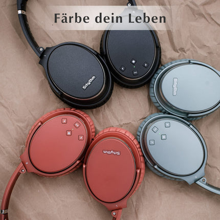 Srhythm NC35 aktiivse mürasummutusega kõrvaklapid, juhtmevabad Bluetooth-kõrvaklapid - LDAC-režiim, kiire laadimine, 50+ taasesitust, kõrvaklapid mikrofoniga, kahe seadme sidumine, mäluvalgu kõrvaklapid