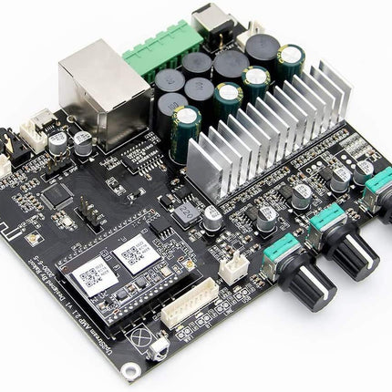Arylic Up2stream AMP 2.1 WiFi &amp; Bluetooth 5.0 Subwoofer Mini Amplifier Board, 50Wx2+100W Sub Class d Stereo Multiroom AirPlay HiFi Amplifier Board 2.1 for DIY Speaker.