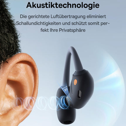 Baseus Eli Sport 1 avatud kõrvaga Bluetooth-kõrvaklapid, suunatud akustika, võimas bass, ülikerged, IPX4 veekindlad, ENC mikrofonid, Bluetooth 5.3 jooksmiseks, treenimiseks, fitnessiks