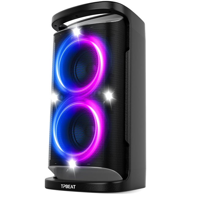 TPBEAT Bluetooth Speaker Large, Party Box, 160W Powerful, Loud Sound, Deep Bass, Large Bluetooth Music Box with LED Light Show, Fast Charging, 15h Battery, TF, AUX, EQ, for Party, Backyard1