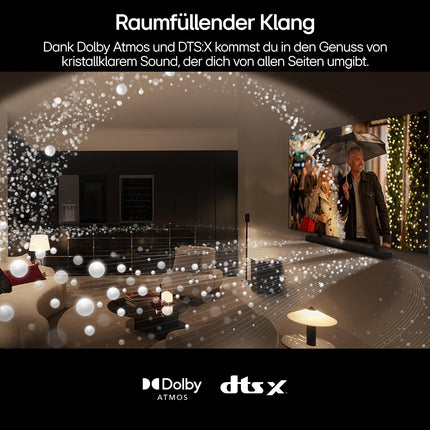 LG DS70TY 3.1.1 Dolby Atmos heliriba (400W) juhtmevaba subwooferiga (eARC, HDMI, optiline, Bluetooth) [2024], must