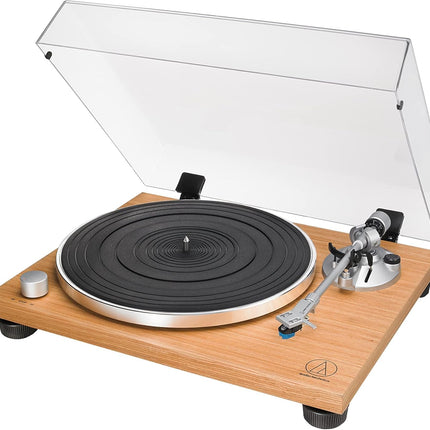 Audio-Technica AT-LPW30 Manual Turntable with Belt Drive Teakwood