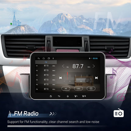 [2+32G] SIXWIN Android 13 car radio 1 Din with Wireless Carplay &amp; Wired Android Auto, 7 inch HD touchscreen with WiFi/GPS/Bluetooth/Mirror Link/USB/FM/AUX/EQ/SWC