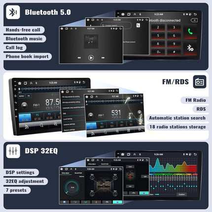 [8-tuumaline] SIXWIN 4+64G Android 13 Carplay Android Auto autoraadio Mercedes-Benz Smart Fortwo 2011-2015 jaoks, 9'' puuteekraan, 1280 * 720, DSP GPS WiFi BT USB FM RDS raadio Mirror Link + 32 riba ekvalaiser