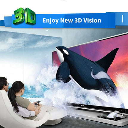 Zunate universaalsed aktiivsed 3D-katikuprillid DLP-Link 3D-projektoritele, laetavad 3D-prillid, 1080P originaallääts suure läbipaistvusega, 178° lai vaatenurk
