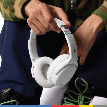 Skullcandy Crusher ANC 2 kõrvapealsed mürasummutavad juhtmevabad kõrvaklapid sensoorse bassiga, lisalaadimiskaabel, 50-tunnine aku tööiga, Skull-iQ, Alexa tugi, mikrofon, Bluetooth-ühilduv, luujuhtivus