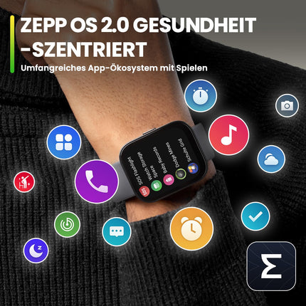 Amazfit Bip 5 46mm nutikell pulsimõõtjaga, 120 spordirežiimiga, Bluetooth-kõne, GPS ja 4 satelliidi positsioneerimissüsteemiga, töötab Alexaga, SpO2 monitor, 10-päevane aku tööiga