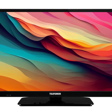 Telefunken XH24O550M 24-tolline HD-valmis LED-teler 60 cm ekraani diagonaaliga ja integreeritud kolmekordse tuuneriga, must