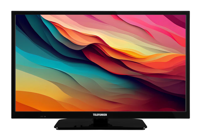 Telefunken XH24O550M 24-inch HD-ready LED TV with 60 cm screen diagonal and integrated triple tuner, black