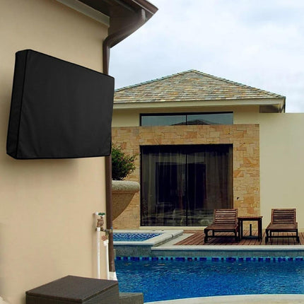 NONMON TV Cover for 36-38 inch TV, Outdoor TV Dust Cover Protective Case 600D Oxford PVC Coating Heavy Duty Waterproof Outdoor Screen Protector Universal Screen Protector for TV