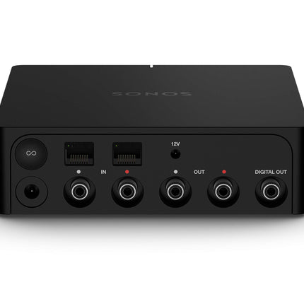 Sonos | Port Architectural, audiopleier ja voogedastus, niiskuskindel, mitme toa WiFi/Ethernet, integreeritud Google Assistant ja Amazon Alexa, Sonose rakenduse juhtimine, iOS AirPlay2 - must.