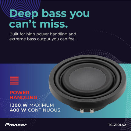 Pioneer TS-Z10LS2 1300W lame subwoofer