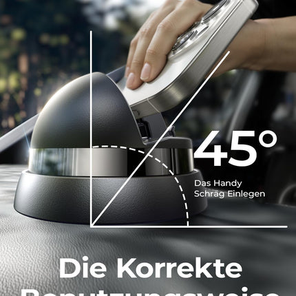 LISEN autotelefoni hoidik armatuurlauale, pööratav 360°, reguleeritav [2025. aasta tõeliselt täiustatud], klambriga autotelefoni hoidik, multifunktsionaalne telefonihoidik, autokinnitus iPhone 16 15 Pro Maxile, Samsung S24-le