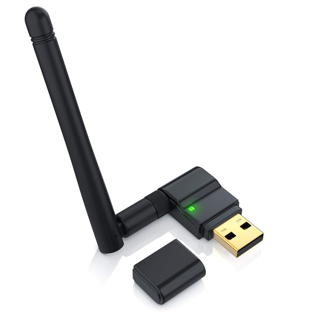 CSL - 300 Mbps WLAN-pulk eemaldatava antenniga - traadita LAN - USB 2.0 pulk - miniadapter 802.11nbg - SMA pesa 150 54 - Windows 11 ühilduv - must