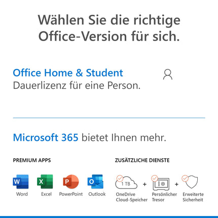 Microsoft Office 2019 kodu- ja õpilasrakendus, mitmekeelne | 1 arvuti (Windows 10) / Mac, alaline litsents | karp