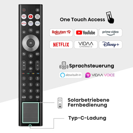 Hisense 65U7NQ 164 cm (65-tolline) televiisor, 4K Mini LED ULED HDR nutiteler, Quantum Dot, 120Hz/144Hz VRR, HDMI 2.1, Game Mode Pro, Dolby Vision IQ ja Atmos, Bluetooth, sisseehitatud Alexa, antratsiithall, [2024]