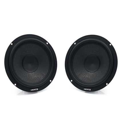 Hertz C 165 – 165mm woofer pair with SPP-M paper cone, V-Cone® technology &amp; high-density ferrite magnet – Precise bass reproduction for car hi-fi