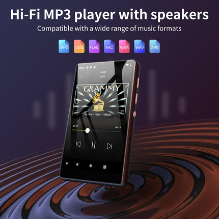 80 GB MP3-mängija Bluetoothi ​​ja WiFi-ga, SWOFY Hi-Fi 4,0-tollise puutetundliku ekraaniga MP3-MP4-mängija, kaasaskantav stereo, Androidi MP3-mängija Spotifyga, Amazon Music, FM-raadio, diktofon, e-raamat, brauser (must)
