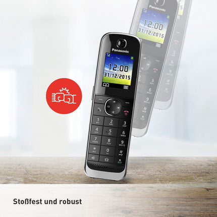 Panasonic KX-TGJ322GB peretelefon automaatvastajaga (DUO juhtmeta telefon, telefonitoru, madala kiirgusega, ärge segage, DECT baasjaam) must