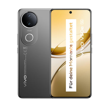 VIVO V50e 5G nutitelefon, 8G+256G, 6,77” võrdse sügavusega neljakordne kumer ekraan, 120Hz värskendussagedus, 50MP esi- ja tagakaamera, Aura Light, 5140mAh aku, 90W kiirlaadimine, IP68 ja IP69