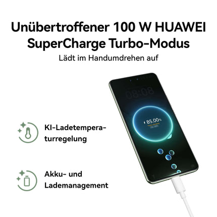 HUAWEI nova 13 Pro nutitelefon, 12 GB + 512 GB, 60 MP ülimalt kahekordne portree-esikaamera, täiustatud 50 MP kaamera reguleeritava avaga, tehisintellekti parim väljendusvõime, 100 W superlaadimine, must