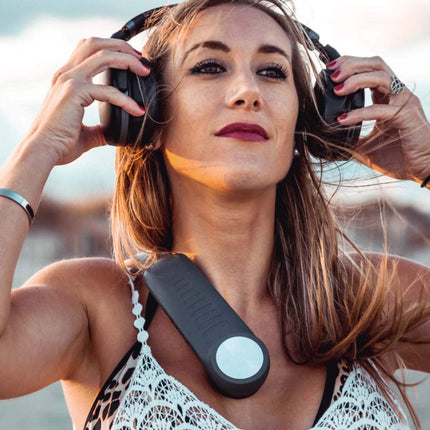 BassMe+ Classic Edition, body speaker, body bass (immersive sound experience lets you feel the music, grey