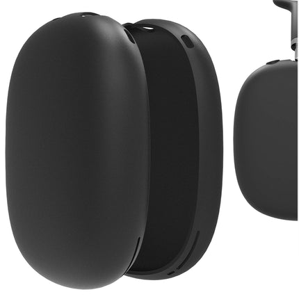 Geekria silikoonümbris, mis ühildub AirPods Max kõrvaklappidega, kriimustuskindel ümbris/kõrvaklappide kate/peakomplekti kõlari nahakaitse (must)