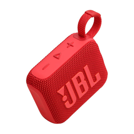 JBL Go 4 - Red – Portable Bluetooth speaker with JBL Pro Sound, deep bass, and Playtime Boost function – Waterproof and dustproof – 7 h battery life