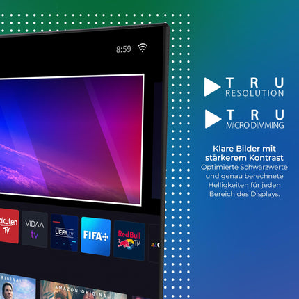 Toshiba 55-tolline nutiteler - VIDAA TV (4K UHD LED-teler, Dolby Vision HDR, kolmekordne tuuner) 55UV2363DAN
