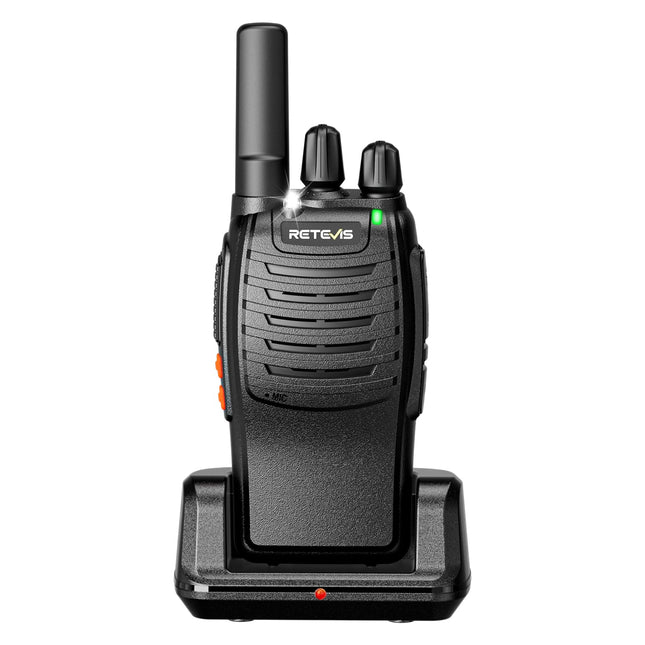 Retevis H777 raadiosaatja, kahesuunaline raadio laadimisalusega, C-tüüpi, kahesuunaline laadimine, ühe klõpsuga sageduse sidumine, VOX, mürasummutus, raadiosaatja perele, ratsutamine (1 tk, must)