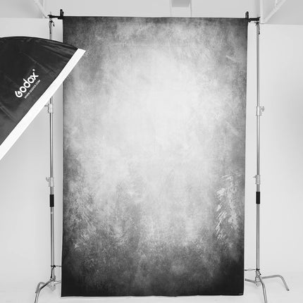 Kate 2x3m hall portreetaust, hall abstraktse tekstuuriga mikrokiust taust stuudio retrofotode rekvisiitide jaoks
