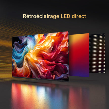 RCA E32 TV 32 inch 81cm HD Bezel-less design Dolby Audio Triple tuner (DVB-T2/S2/C) AV CI+ HDMI USB ports Hotel mode [Energy class F]