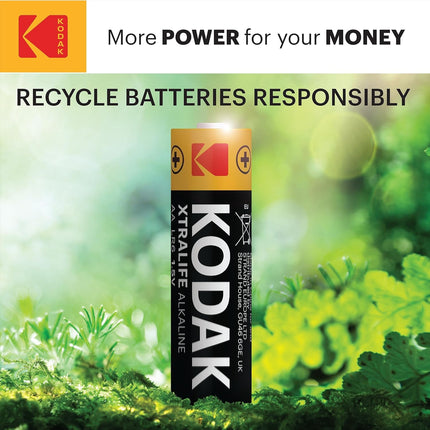 Kodak | AA-patareid | Topelt-A-patareid | 100 tk pakk | Ühekordsed patareid | Leelispatarei | 1,5 V