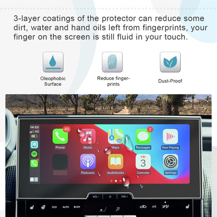 CDEFG Compatible with Toyota bZ4X 2022 2023 2024, Navigation Screen Protector 4H Scratch-Resistant 12.3 Inch GPS Screen Protector Navi Film bZ4X 2024 Accessories [2 Pack]