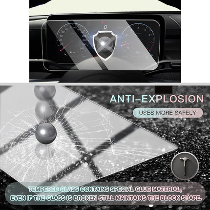 CDEFG Mercedes C-klass W206 GLC X254 2022 2021 2023 2024 auto navigatsiooni kaitsekile karastatud klaasist 9H kriimustuskindel 12,3-tolline GPS läbipaistev ekraanikaitse navi kile lisatarvikud (armatuurlaud)