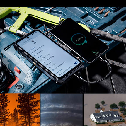 OUKITEL 21000mAh Battery Outdoor Smartphone Without Contract WP19, 64MP Triple Camera IR Night Vision, Android 12 IP68 Waterproof Shockproof Phone, Helio G95 8GB+256GB, 6.78'' FHD+, 33W Fast Charging NFC