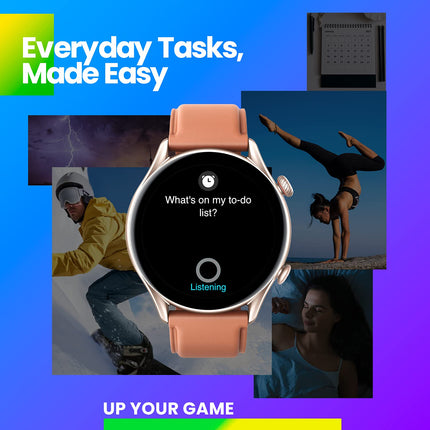 Amazfit GTR 3 Pro 46mm Smartwatch Pro Fitness Watch with GPS, Heart Rate Monitoring, SpO2, Over 150 Sports Modes, Bluetooth Calling, Music Control, Alexa (Black), One Size