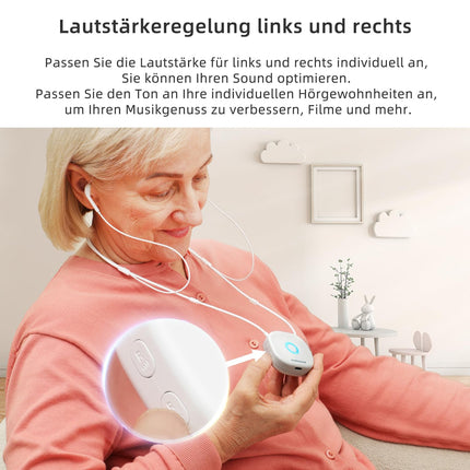Holdsound juhtmevabad kõrvaklapid telerile - kõrvaklapid telerile USB-saatjaga (optiline, 3,5 mm), L/R tasakaalu helitugevuse reguleerimine, lihtne seadistamine eakatele, 30 M, 15 tundi (hall)