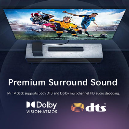 Mi TV Stick 2K, Bluetooth-puldi, Google Assistant ja Netflix + Prime Video otseteeklahvidega, Android TV 9.0 Google Play poega, Smart Cast, Dolby DTS-HD heli, WiFi
