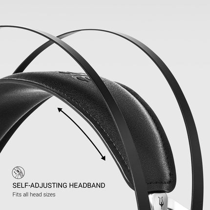 Meze 99 Neo Black audiofiilidele mõeldud kõrvaklapid, kvaliteetsed materjalid ja kõrge neo-must toon.