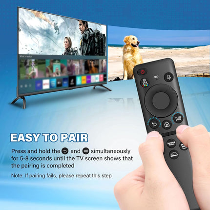BN59-01432A Replacement Remote Control for Samsung, Universal Solar Voice Remote Control for Samsung Smart TVs with 4 Shortcut Buttons, Compatible with 2021-2022 Smart 4K HD TV