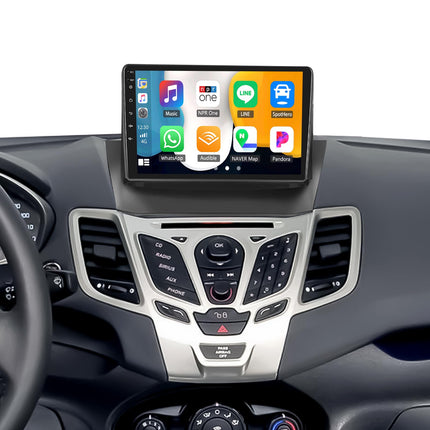 [2+64G] SIXWIN Android 13 autoraadio Ford Fiestale 2009-2017 koos Carplay/Android Auto/Mirrorlinkiga, 9-tolline mahtuvuslik puuteekraan, toetab WiFi/GPS/FM/Bluetoothi