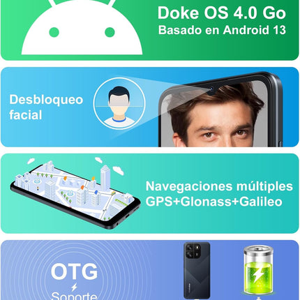 Blackview Wave 6C aku 5100mAh mobiiltelefon ilma lepinguta, soodne, kaheksatuumaline 6,52" HD+ nutitelefon, 4GB+32GB/1TB laiendatav, 8MP+5MP panoraamkaamera, 4G kahe SIM-kaardiga, SIM-kaardivaba, 2-aastane garantii/OTG/GPS