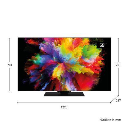 Panasonic TV-55Z80AEZ, Z80 seeria 55-tolline 4K Ultra HD OLED nutiteler, 2024, Fire TV, Dolby Vision ja Atmos, mängurežiim Extreme, Alexa hääljuhtimine, Airplay, must