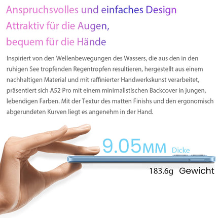 Blackview A52 Pro - 4G nutitelefon - mobiiltelefon T606 kaheksatuumalise protsessoriga - 6,5-tolline ekraan - 4 GB + 128 GB - 5180 mAh aku - 13 MP tagakaamera - roheline
