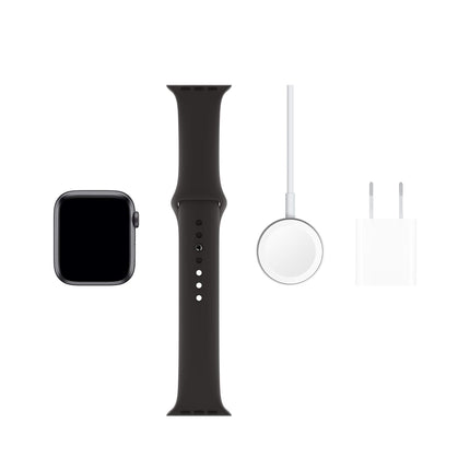 Apple Watch Series 5 40 mm (GPS) - Space Gray Aluminum Case with Black Sport Band (Refurbished)