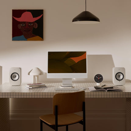 KEF LSX II LT juhtmevabad riiulikõlarid, kivivalge | Muusika | TV ja kodune meelelahutus | Mängud | HDMI ARC | USB-C | Bluetooth | AirPlay 2 | Chromecast | Spotify