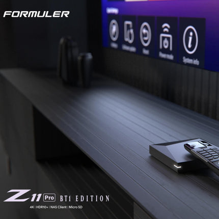 Formuler Z11 PRO 4K BT1 Edition Android 11 OTT meediapleier, 4K UHD HDR10+ nutikas OTT IP meedia voogedastusboks WiFi-ga, BT kaugjuhtimispult, Widevine L1 tugi, MYTVOnline3 rakendus, HTS e-com HDMI-kaabel