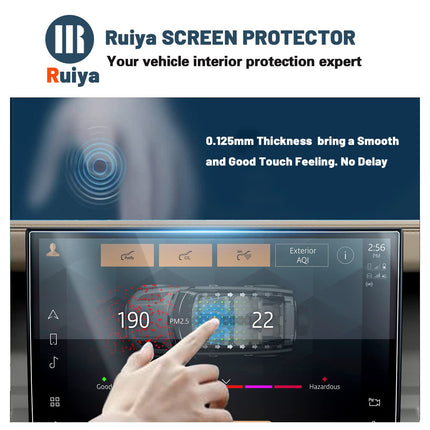 RUIYA navigatsiooniekraanikaitse, mis ühildub 11,4-tollise Land Rover Defender 90 | 110 | 130 2023 2024 2025 mudelitega, nanomaterjalist navigatsiooniekraanikaitse, GPS-i puutetundliku ekraani kaitsekile, Defenderi lisatarvikud